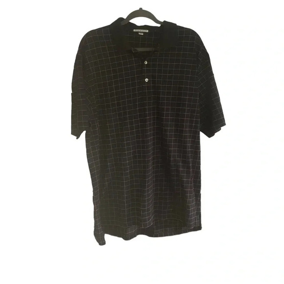 Peter Millar Laser Plaid Polo Shirt Size XL Short Sleeve Golf - Picture 3 of 6